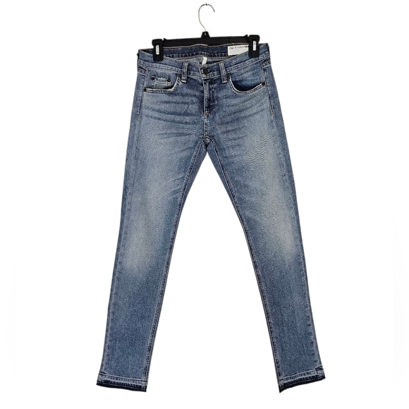Rag & Bone Dre Skinny Mid Rise Blue Jeans 25 NWT - Picture 1 of 9